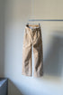 【TAUPE】"カットオフジップデニムパンツ"